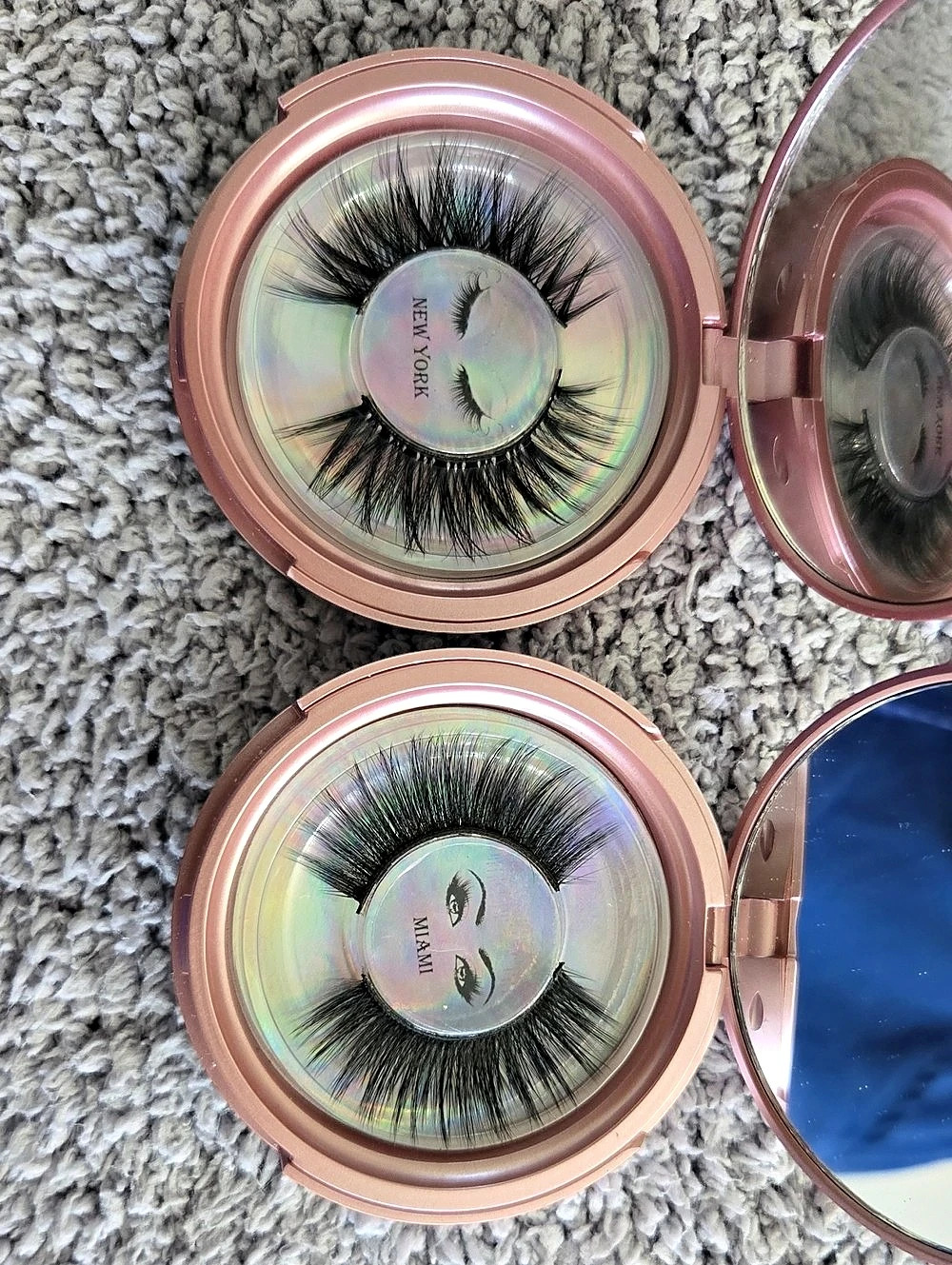 False Eyelashes 2-Piece Set Black & Pink NWT